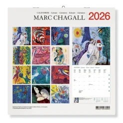 Boutiques de musées Calendrier 2026 - Marc Chagall - 30x30 cm Best