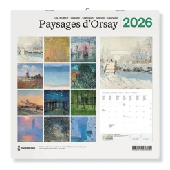 Boutiques de musées Calendrier 2026 - Paysages d'Orsay - 30x30 cm Discount