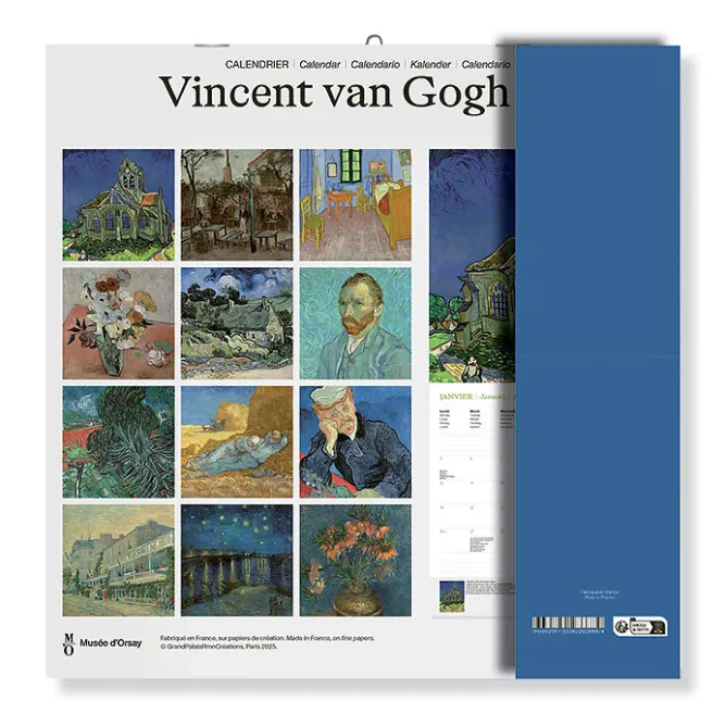 Calendriers Et Agendas<Boutiques de musées Calendrier 2026 - Vincent van Gogh - 30x30 cm
