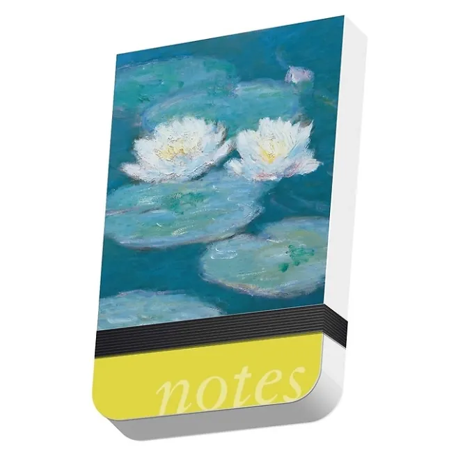 Boutiques de musées Calepin à élastique Claude Monet - Nymphéas : Effets du soir (détail) Sale