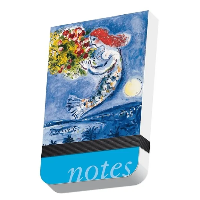 Boutiques de musées Calepin à élastique Marc Chagall - La baie des anges (détail) Discount