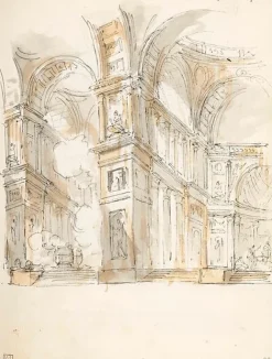 Boutiques de musées Caprice architectural animé (toiles sur châssis) Hot