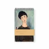 Cahiers Et Carnets<Boutiques de musées Carnet de croquis 30 feuilles Amedeo Modigliani - La chevelure noire, dit aussi Jeune fille brune assise, 1918
