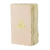 Cahiers Et Carnets<Boutiques de musées Carnet papier bouilli en cuve - Monogramme de Marie-Antoinette - Saumon
