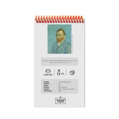 Boutiques de musées Carnet Smartbook Vincent van Gogh - Portrait de l'artiste - Orsay x Papier Tigre Discount