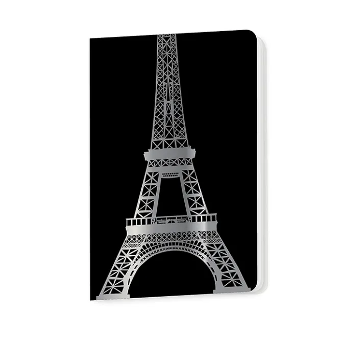 Cahiers Et Carnets<Boutiques de musées Carnet Tour Eiffel - Noir et argent