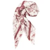Foulards, Étoles, Châles<Boutiques de musées Carré de soie 90x90cm - Herbier du roi Rouge - Maison Baluchon