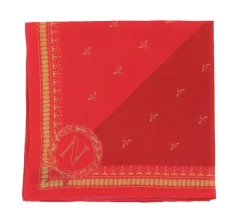 Boutiques de musées Carré Emblèmes Napoléon - Rouge Sale