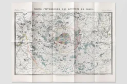 Boutiques de musées Carte - Carte pittoresque des environs de Paris Hot