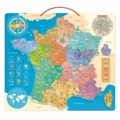 Loisirs Créatifs<Boutiques de musées Carte de France éducative magnétique