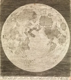 Toiles Sans Cadre|Toiles Encadrées<Boutiques de musées Carte de la lune : pleine lune (toiles sans cadre)