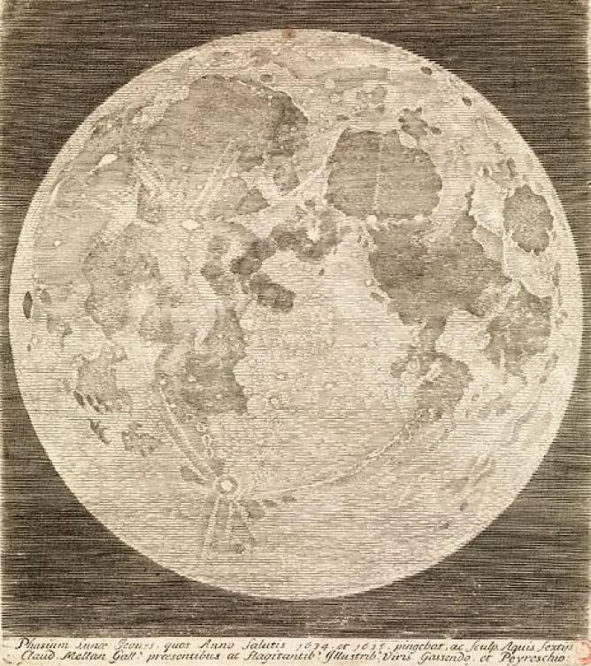 Toiles Sans Cadre|Toiles Encadrées<Boutiques de musées Carte de la lune : pleine lune (toiles sans cadre)
