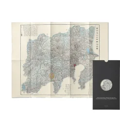 Boutiques de musées Carte des environs de Tōkyō et du mont Fuji New