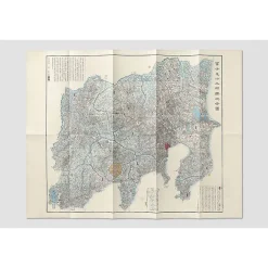 Boutiques de musées Carte des environs de Tōkyō et du mont Fuji New