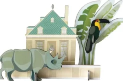 Boutiques de musées Carte pop out Ménagerie du roi - Rhinocéros Online