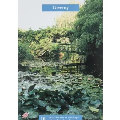 Boutiques de musées 10 Cartes doubles avec enveloppes - Giverny New