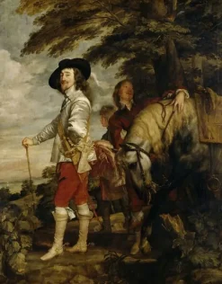 Boutiques de musées Charles Ier, roi d'Angleterre à la chasse (panneaux aluminium) Discount