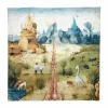 Boutiques de musées Écharpe en soie Jérôme Bosch - Le jardin des délices - Musée du Prado 120 x 120 cm Sale
