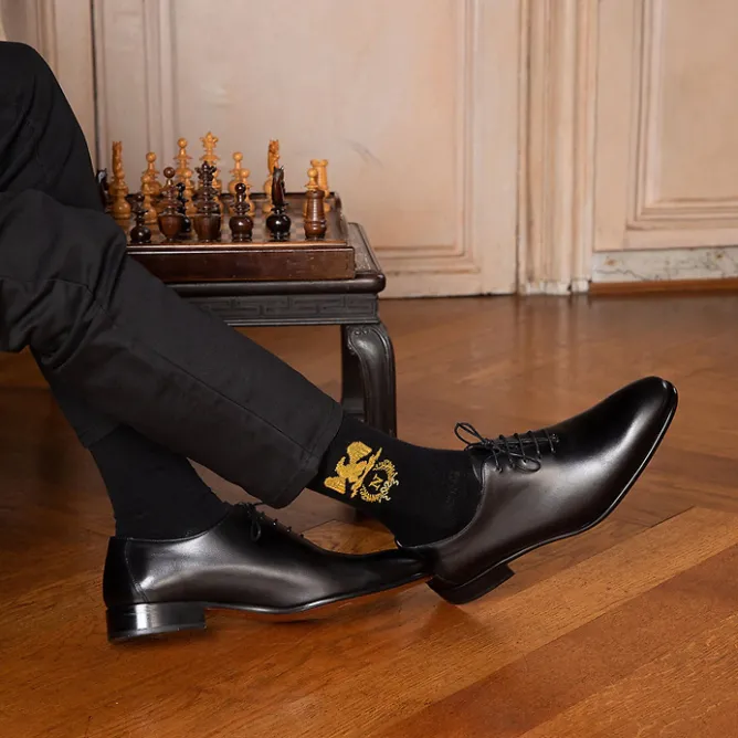 Accessoires<Boutiques de musées Chaussettes armoiries de Napoléon - Maison Broussaud