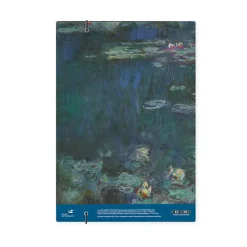 Boutiques de musées Chemise à élastique Claude Monet - Nymphéas, Reflets verts - A4