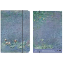Boutiques de musées Chemise à élastique Claude Monet - Nymphéas, Matin - A4 Best