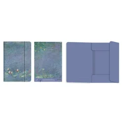 Boutiques de musées Chemise à élastique Claude Monet - Nymphéas, Matin - A4 Best