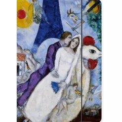 Chemises Et Sous-Chemises<Boutiques de musées Chemise à élastique Marc Chagall - Les mariés de la tour Eiffel - A4