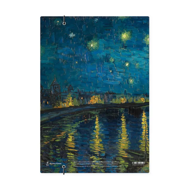 Boutiques de musées Chemise à élastique Vincent van Gogh - La Nuit étoilée, 1888 Outlet