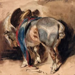 Boutiques de musées Cheval tourné à gauche (toiles sans cadre) Outlet