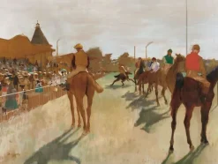 Boutiques de musées Chevaux de course, devant les tribunes [dit aussi Le Défilé] (détail) (panneaux aluminium)