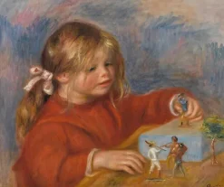 Boutiques de musées Claude Renoir jouant (panneaux aluminium) Sale