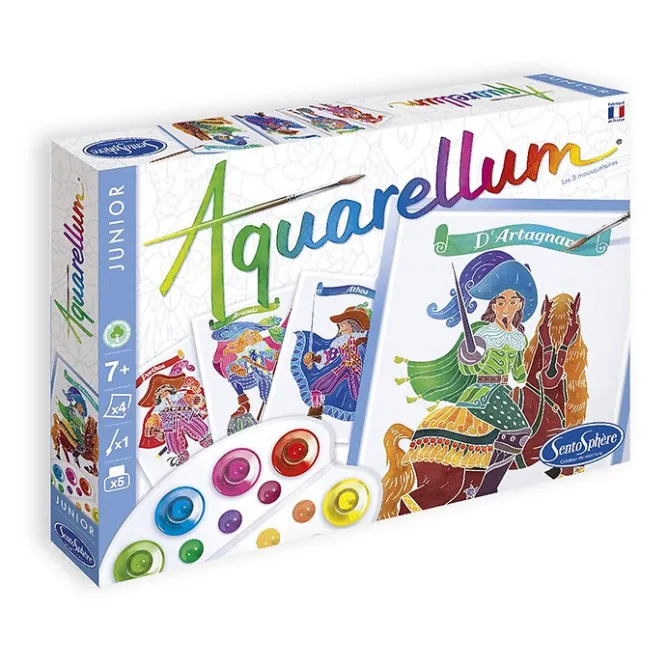 Boutiques de musées Coffret Aquarellum Junior - Les Trois Mousquetaires Hot