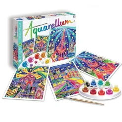 Boutiques de musées Coffret Aquarellum - Paris by night Online