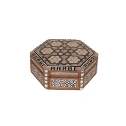Art De La Maison<Boutiques de musées Coffret bois et nacre héxagonal