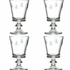 Art De La Table<Boutiques de musées Coffret de 4 verres à vin Abeille - Transparent