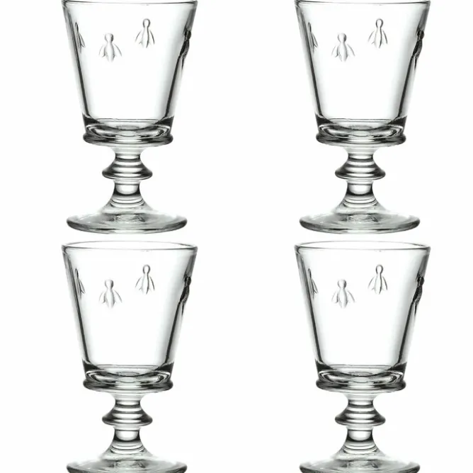 Art De La Table<Boutiques de musées Coffret de 4 verres à vin Abeille - Transparent