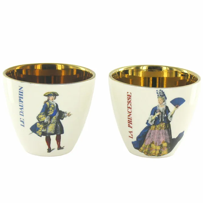 Boutiques de musées Coffret 2 Gobelets "A la Cour de Versailles" - Le Dauphin-La Princesse Hot