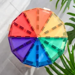 Jeux<Boutiques de musées Coffret 30 pièces Tuiles magnétiques Géomètrie Rainbow - Connetix