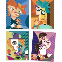 Boutiques de musées Collages et stickers Diego Lizan inspiré par Pablo Picasso - Djeco Best