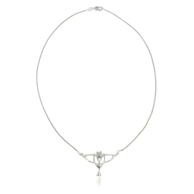 Boutiques de musées Collier Art nouveau Gingko Clearance