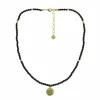 Boutiques de musées Collier Œil - Perles d'onyx Hot