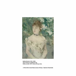 Colliers Et Pendentifs<Boutiques de musées Collier pendentif Fleur blanche Berthe Morisot - Les Néréides X musée d'Orsay