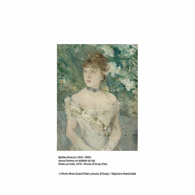 Boutiques de musées Collier pendentif Fleurs Berthe Morisot - Les Néréides X musée d'Orsay Online