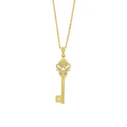 Colliers Et Pendentifs<Boutiques de musées Collier plaqué or Clef de la Chapelle royale
