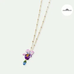 Colliers Et Pendentifs<Boutiques de musées Collier Violette - Les Néréides