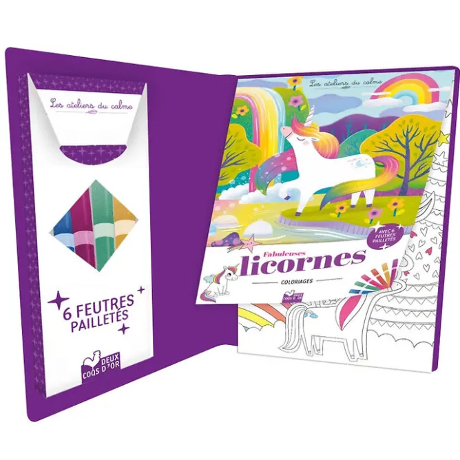 Boutiques de musées Coloriages Fabuleuses licornes