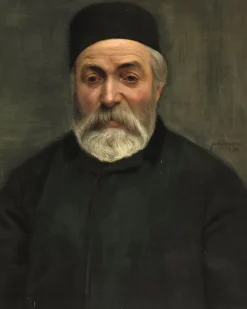 Boutiques de musées Concierge ou portrait d'un homme à barbe grise (panneaux aluminium) New