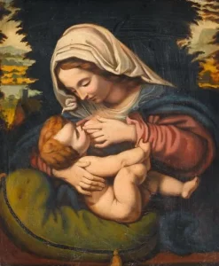 Boutiques de musées Copie de La Vierge au coussin vert (panneaux acryliques) Best