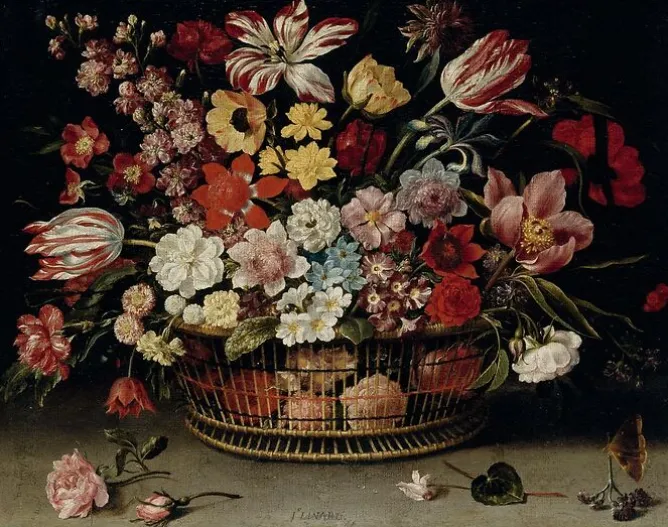 Affiches D'Art Encadrées|Toiles Sans Cadre<Boutiques de musées Corbeille de fleurs (affiches d'art encadrées)