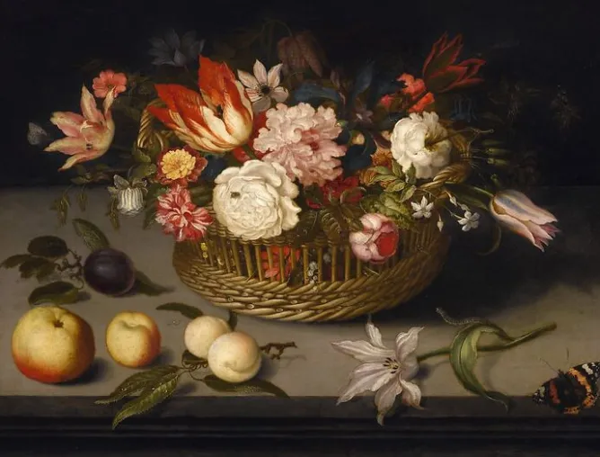 Panneaux Aluminium|Toiles Encadrées<Boutiques de musées Corbeille de fleurs (panneaux aluminium)